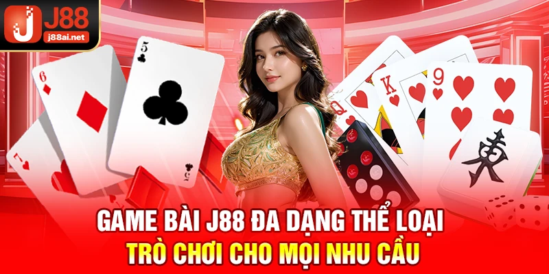 Game bài j88 đa dạng thể loại trò chơi cho mọi nhu cầu 