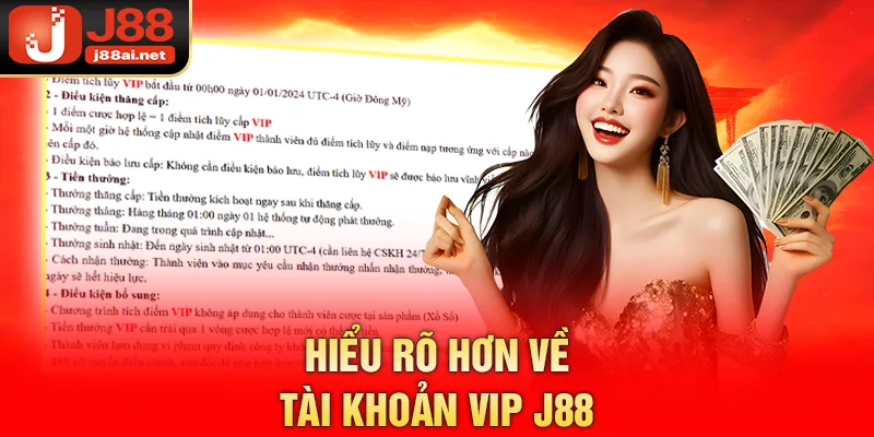 Hiểu rõ hơn về tài khoản VIP j88