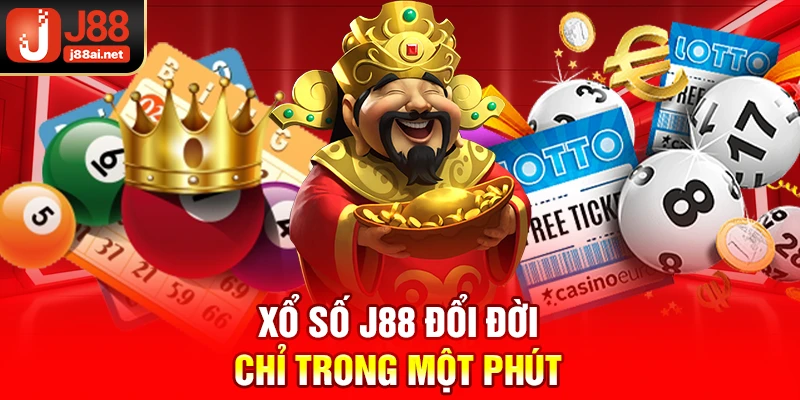 Xổ số j88 đổi đời chỉ trong một phút